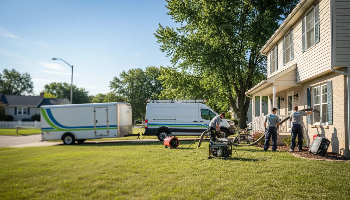 Flooded Basement Restoration And Cleanup With Repair in Sycamore, KS near me